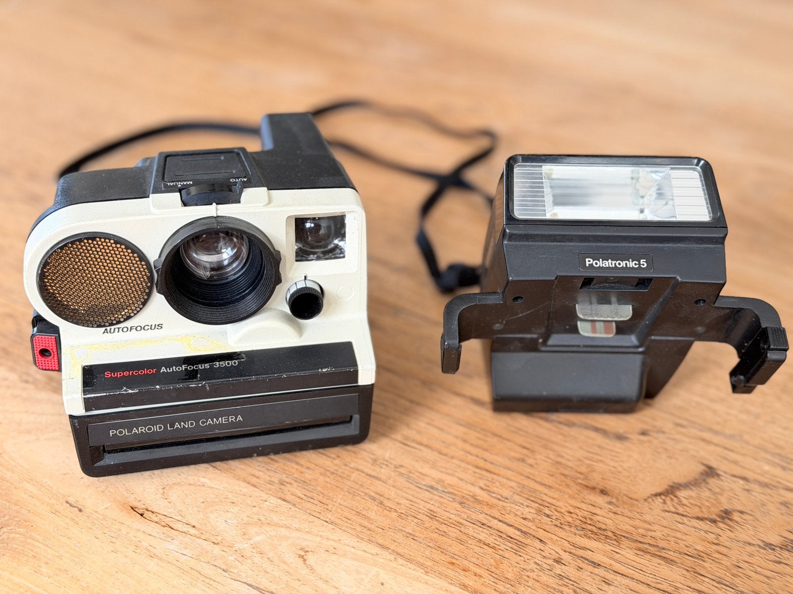 Polariod supercolor autofocus 3500 met flitser, Ophalen of Verzenden, 1960 tot 1980, Fototoestel