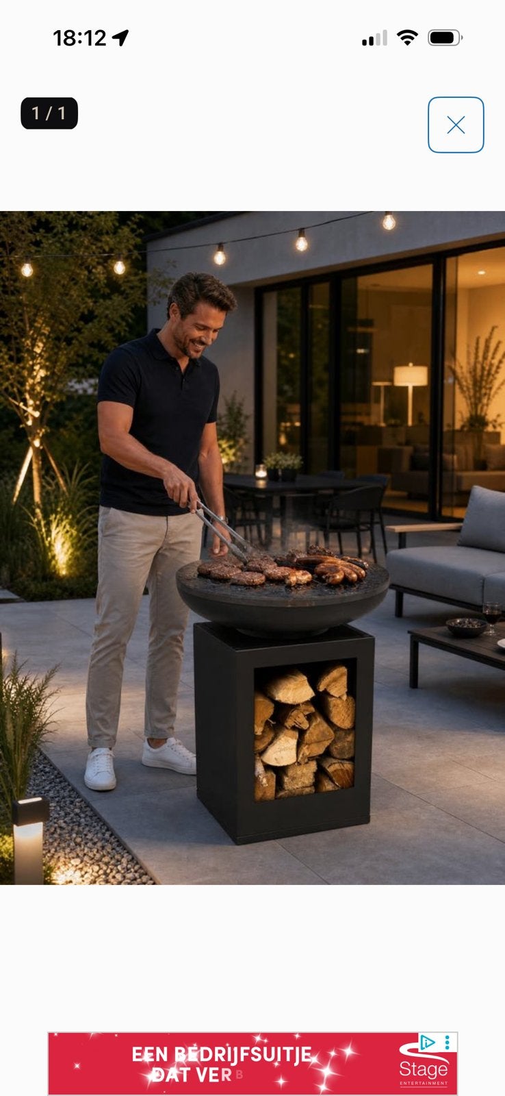 Plancha bbq nieuw in doos, Ophalen of Verzenden, Nieuw