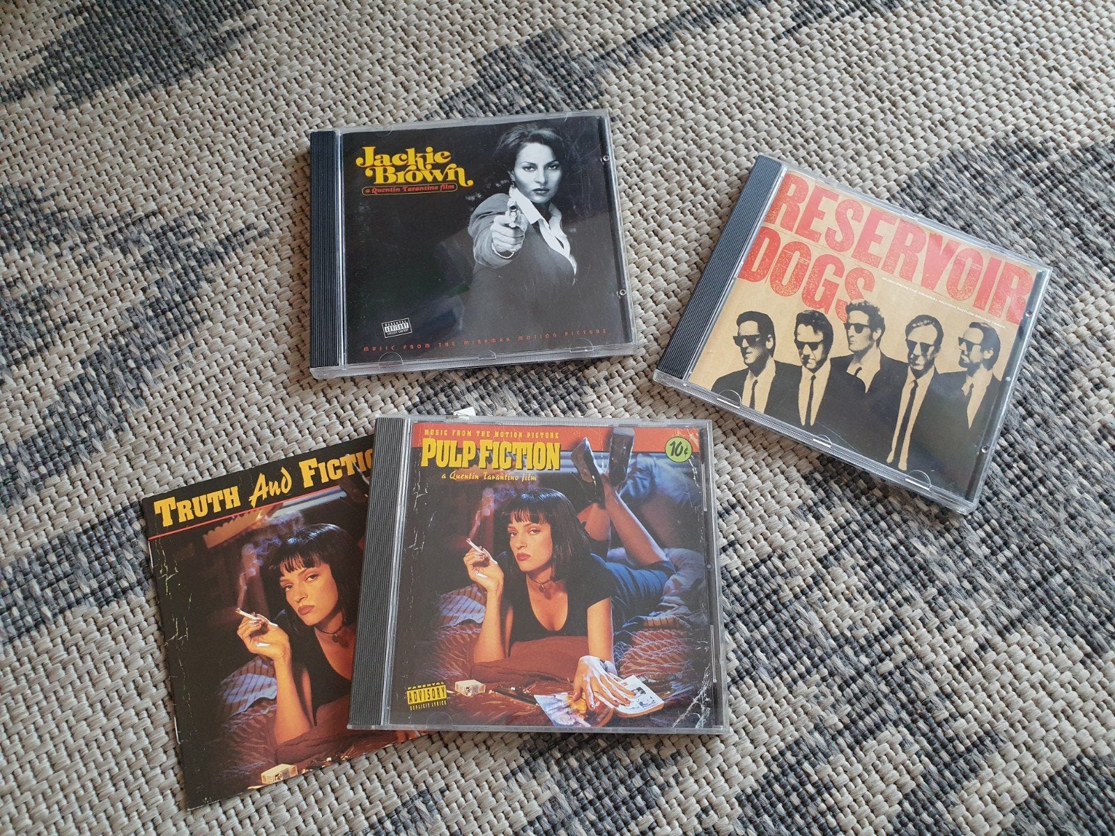 3x Tarantino * Reservoir Dogs - Pulp Fiction - Jackie Brown, Ophalen of Verzenden, Zo goed als nieuw, Boxset