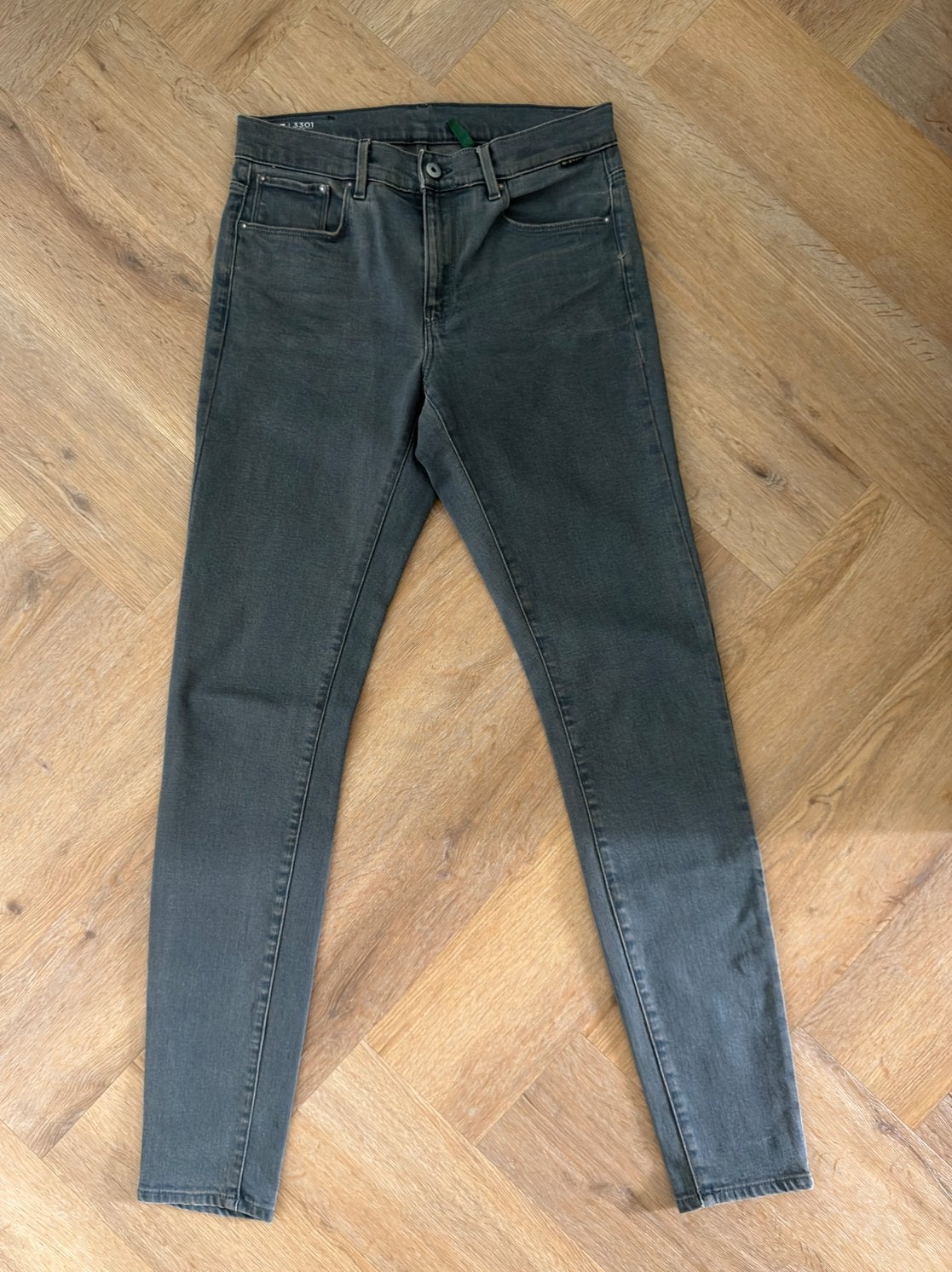 G-star 3301 skinny jeans - maat 29x34, Ophalen of Verzenden, Zo goed als nieuw, Blauw, W28 - W29 (confectie 36)