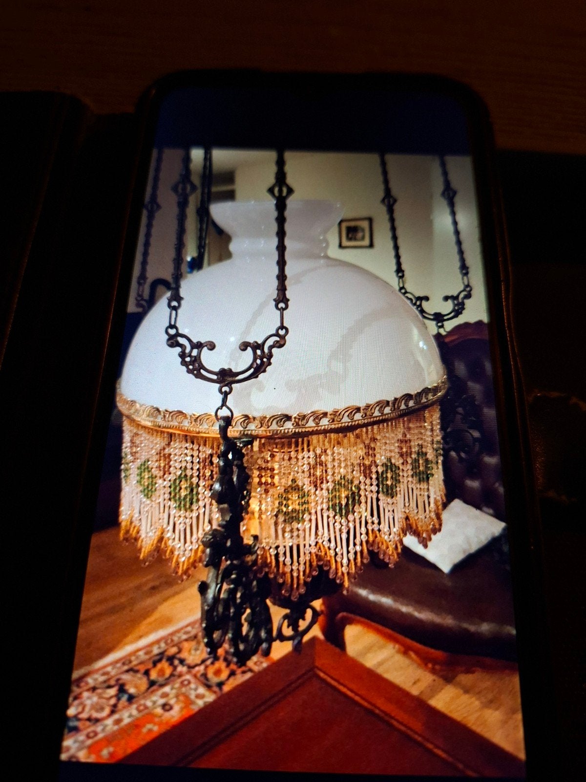 hanglamp, Ophalen