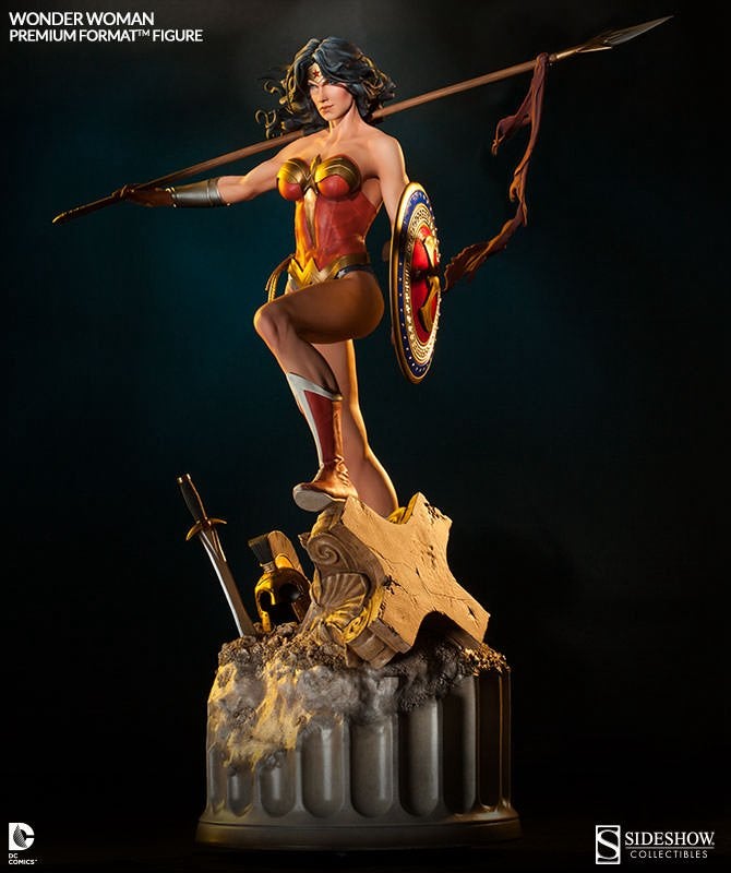 DC Statue Wonder Woman SideShow !!!!!, Ophalen, Nieuw, Film, Beeldje, Replica of Model