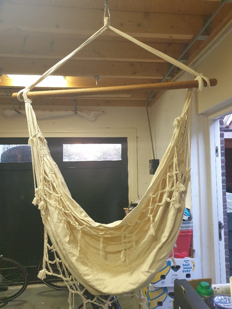 hangmat / hangstoel, Ophalen, Gebruikt, Eenpersoons, Inklapbaar