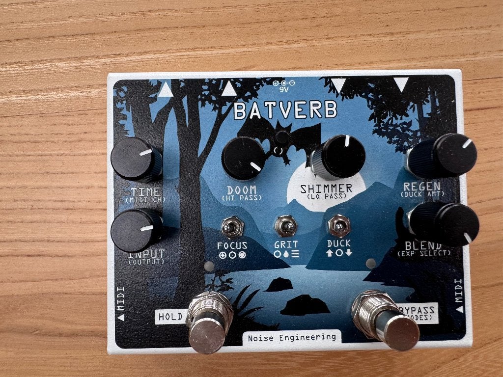 Noise Engineering Batverb reverb pedal, Ophalen of Verzenden, Zo goed als nieuw, Reverb