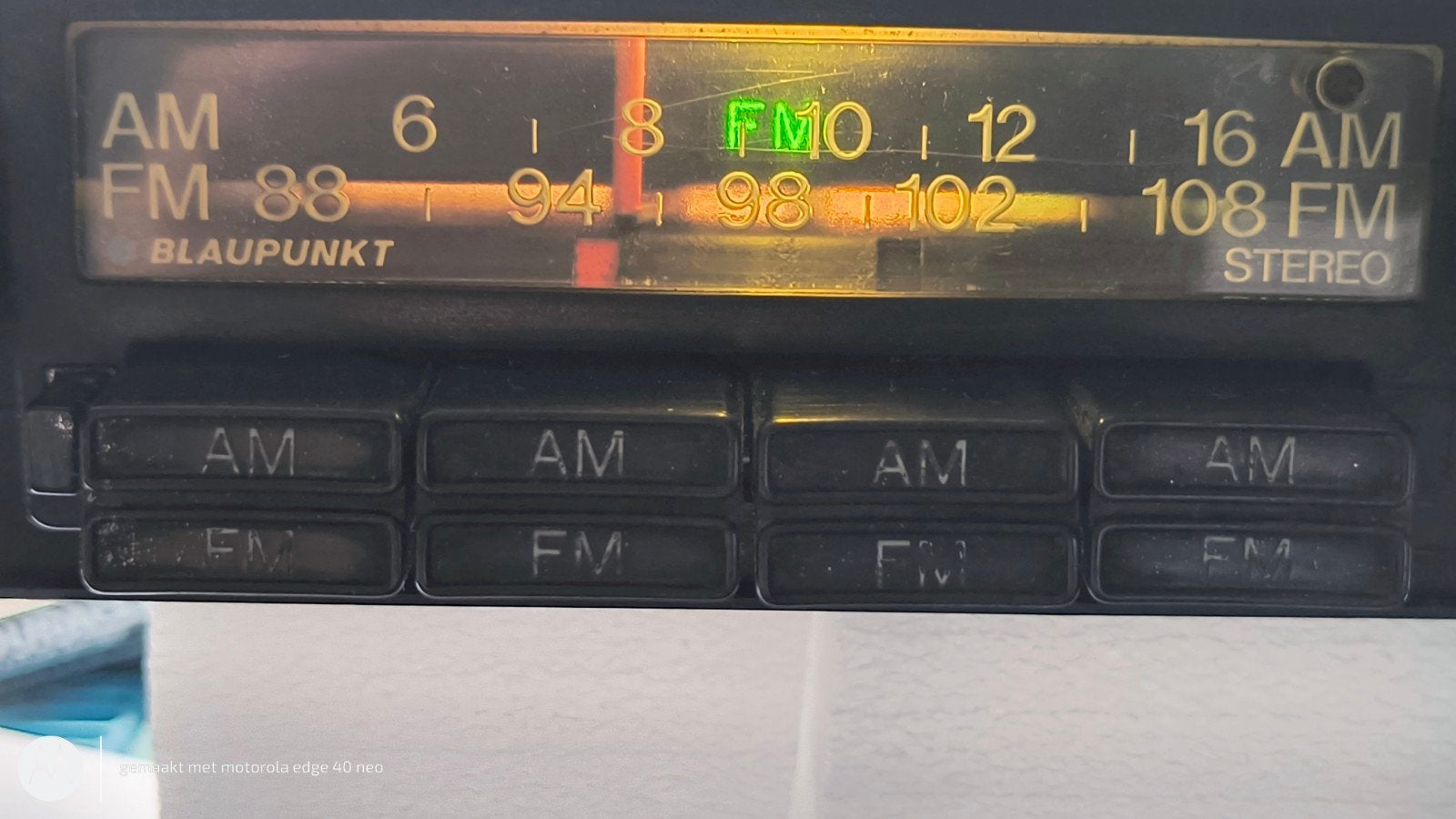 Blaupunkt Frankfurt STEREO U/M Vintage Klassieker, Ophalen of Verzenden, Gebruikt