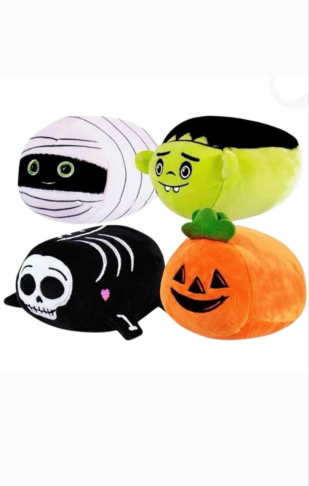 Halloween Pluche Knuffels 15 cm - Frankenstein, Skelet, Mumm, Kinderen en Baby's, Americanshop.dentheo@gmail.com, Overige typen