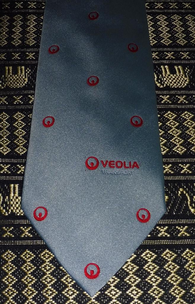 Veolia Transport stropdas Openbaar Vervoer OV Bus, Verzamelen, Merken en Reclamevoorwerpen, Nieuw, Gebruiksvoorwerp, Ophalen of Verzenden