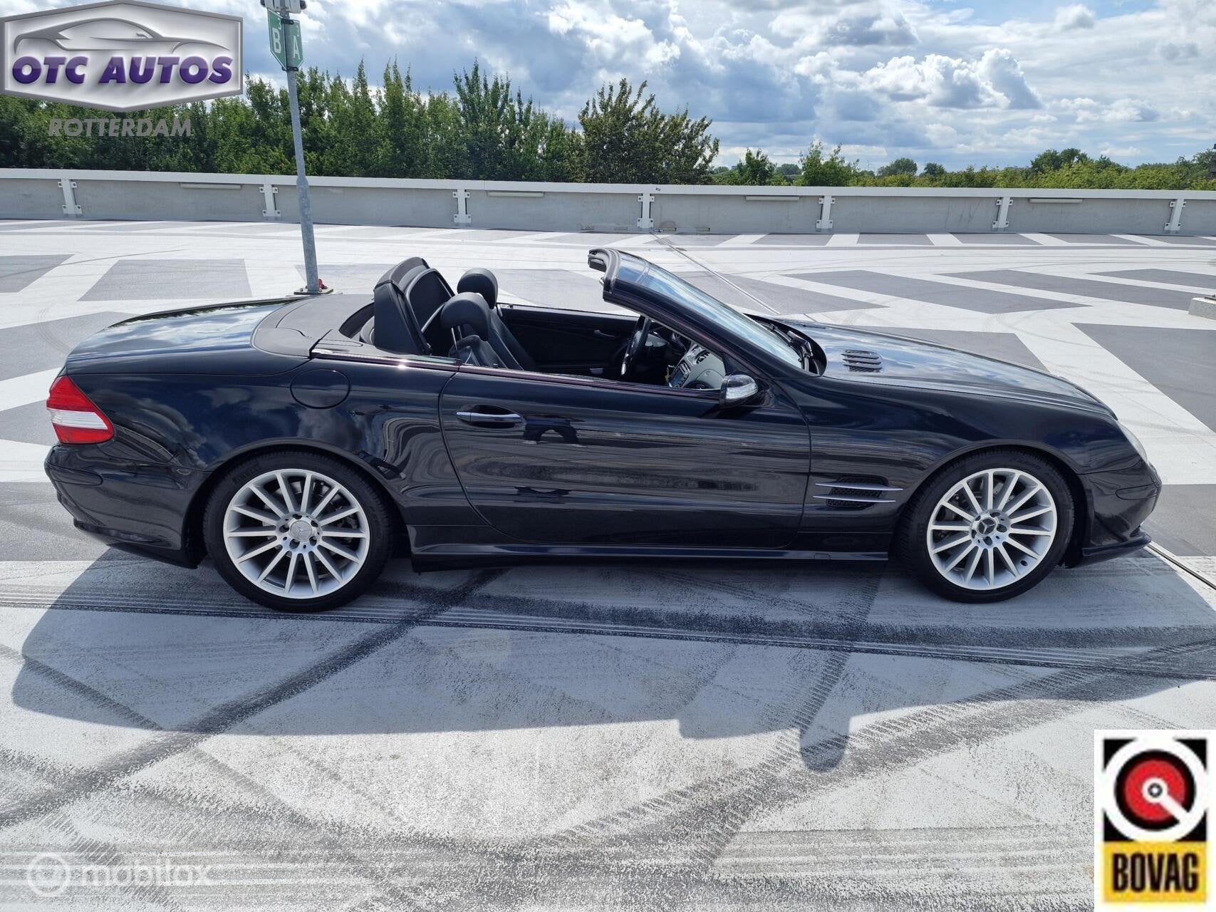 Mercedes-Benz SL 550 V8 – 388 PK | Designo-uitstraling | A, Automaat, Achterwielaandrijving, Gebruikt, Zwart