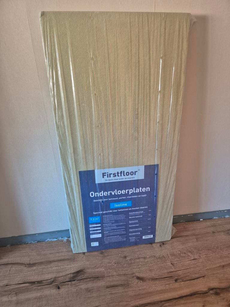 Nieuw pak ondervloerplaten Firstfloor Isoline 7.2 m², Ophalen of Verzenden