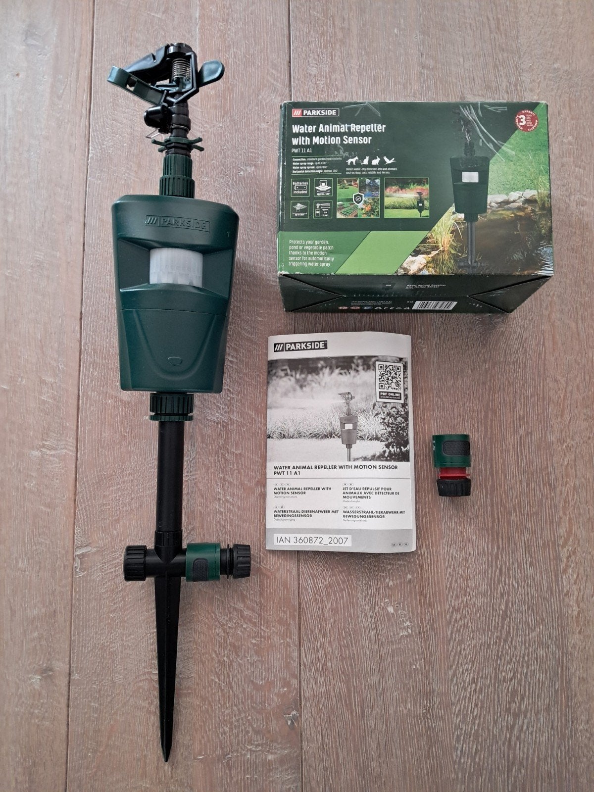 Parkside Water Animal Repeller met Bewegingssensor, Tuin en Terras, Ophalen of Verzenden, Zo goed als nieuw, Overige typen