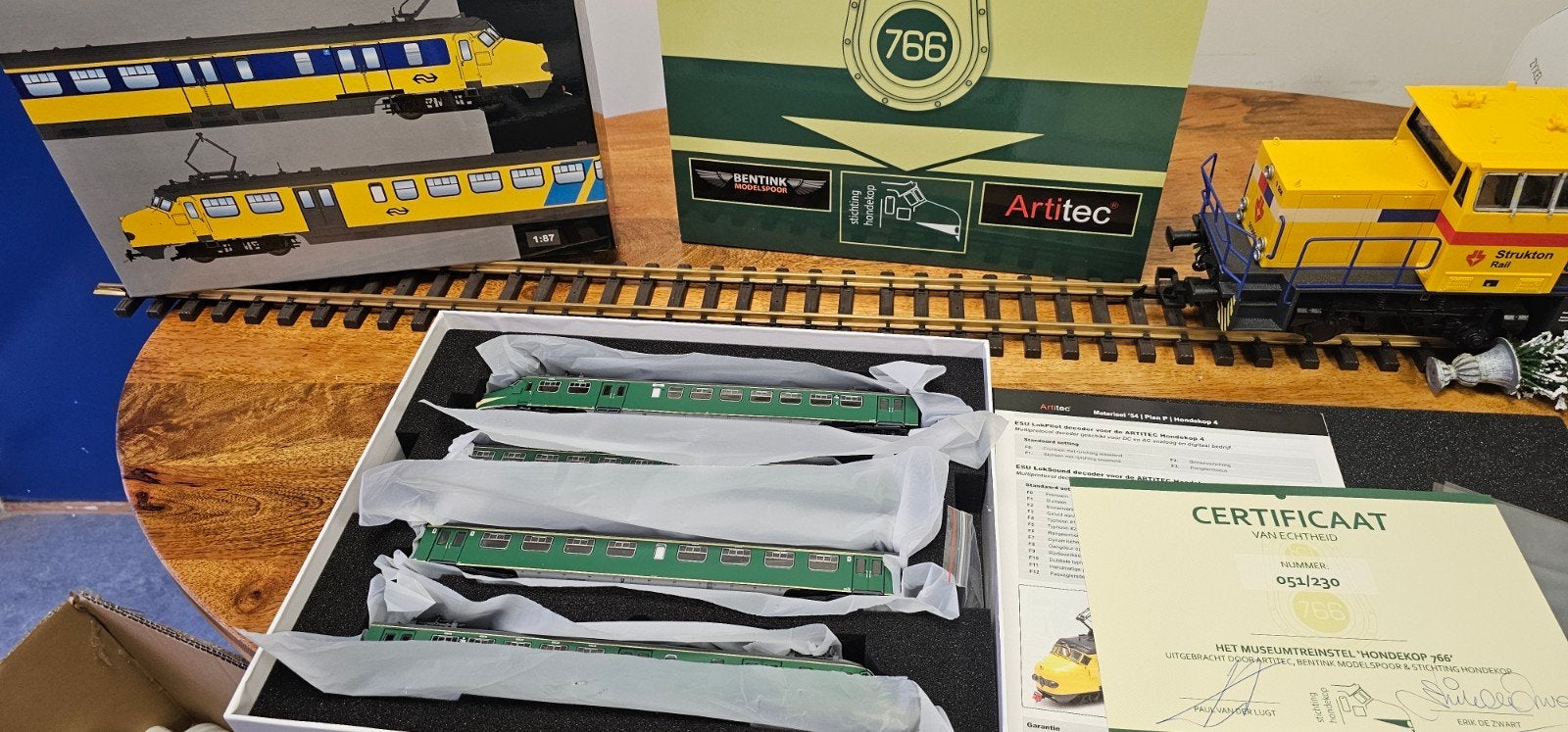 Artitec Hondekop 4 , De 766 - Defect, Hobby en Vrije tijd, Modeltreinen | H0, Ophalen, Gelijkstroom, Locomotief, Overige merken