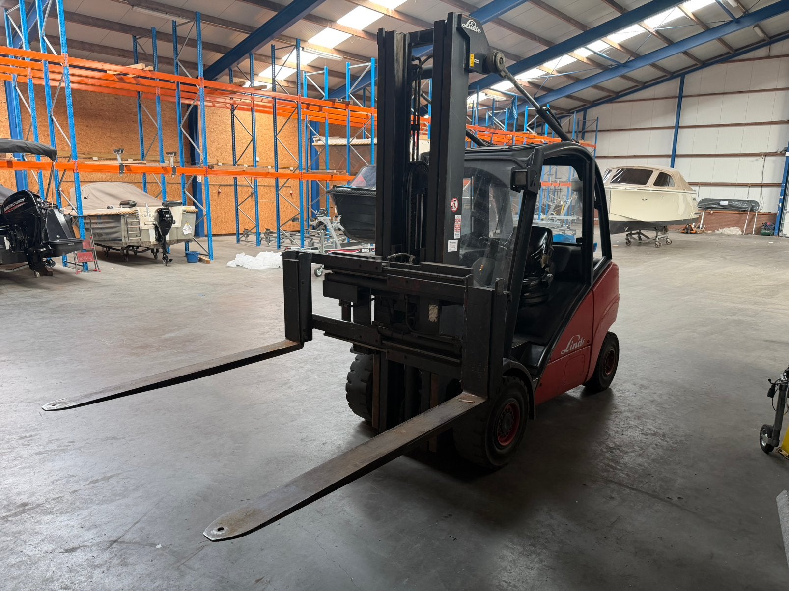 Linde H35D diesel heftruck 3.500 kg | cabine | vorkenverstel, Ophalen, Diesel, Heftruck