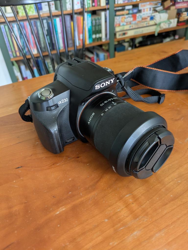 Sony a230 spiegelreflexcamera, Audio, Tv en Foto, Fotocamera's Digitaal, Gebruikt, Spiegelreflex, 10 Megapixel, Ophalen of Verzenden
