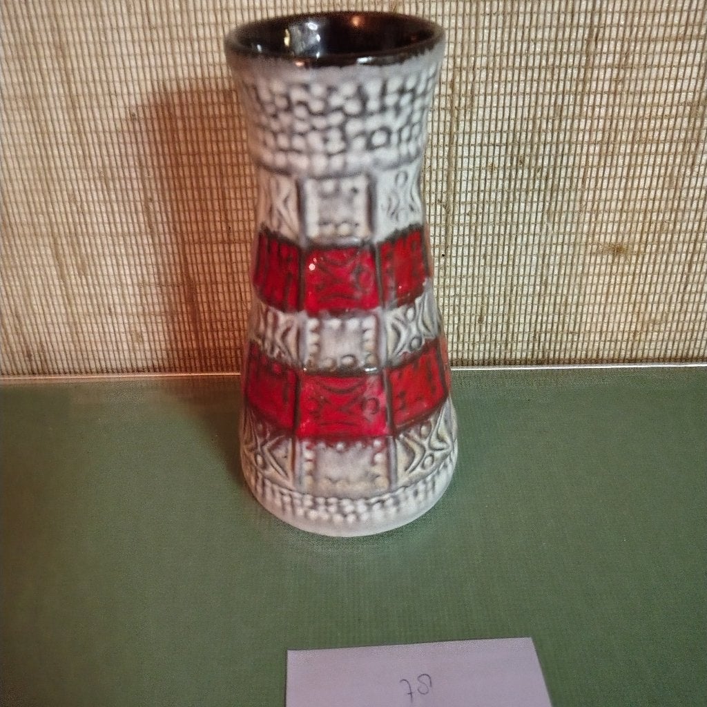 vintage keramische vaas van Bay Keramik 60-17, Ophalen of Verzenden