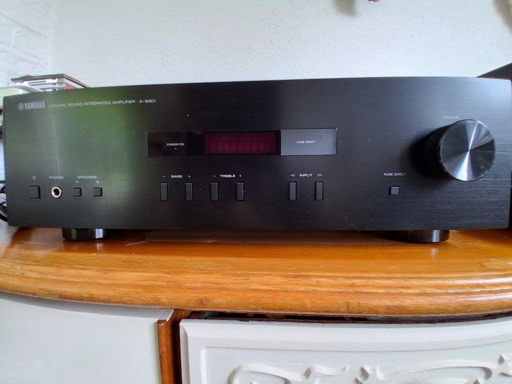 Yamaha versterker A-S 201 als nieuw!, Audio, Tv en Foto, Versterkers en Receivers, Yamaha, Ophalen of Verzenden, Zo goed als nieuw