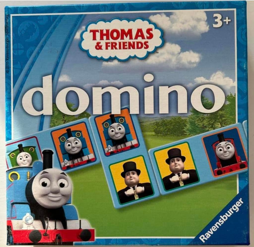 Thomas de trein & Friends Domino alle 28 aanwezig!, Een of twee spelers, Ophalen of Verzenden, Zo goed als nieuw
