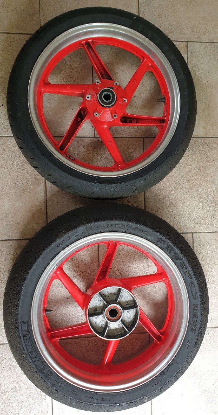 Honda vtr1000sp1 sp1 sp 1 wielen banden velgen, Ophalen of Verzenden
