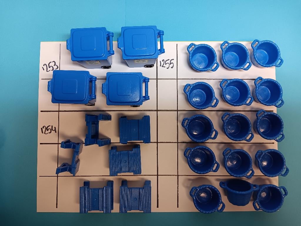 Playmobil Onderdelen 1253-55 Kliko Mand Werkplaats, Verzenden, Gebruikt, Los playmobil