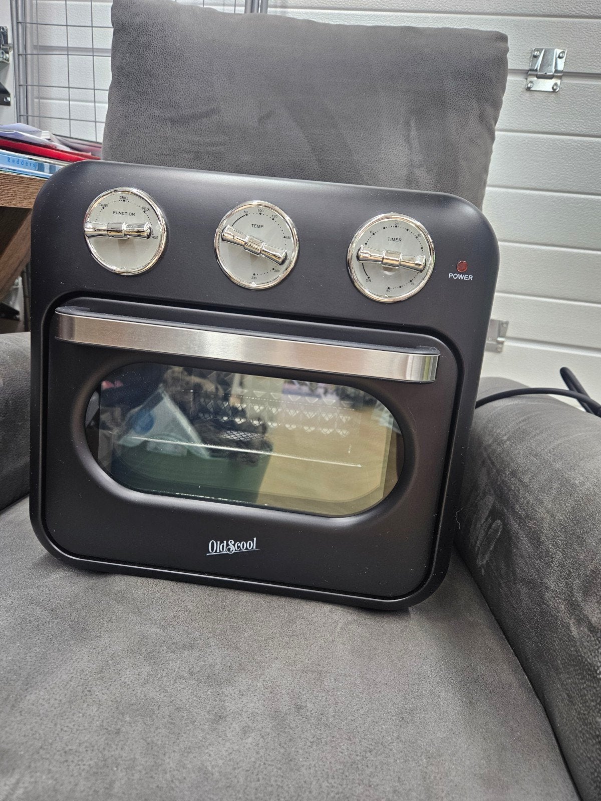 Old Scool Mini Oven - Compacte Retro Stijl Oven, Ophalen, Minder dan 45 cm