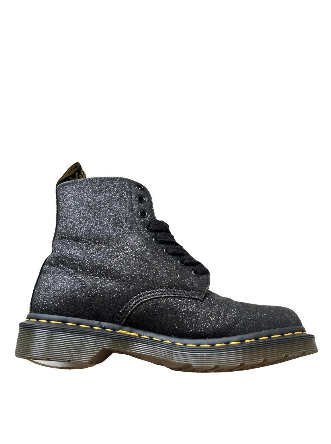 Dr Martens Pascal 1460 black glitter lace ups boots, Zwart, Lage of Enkellaarzen, Nieuw, Ophalen of Verzenden
