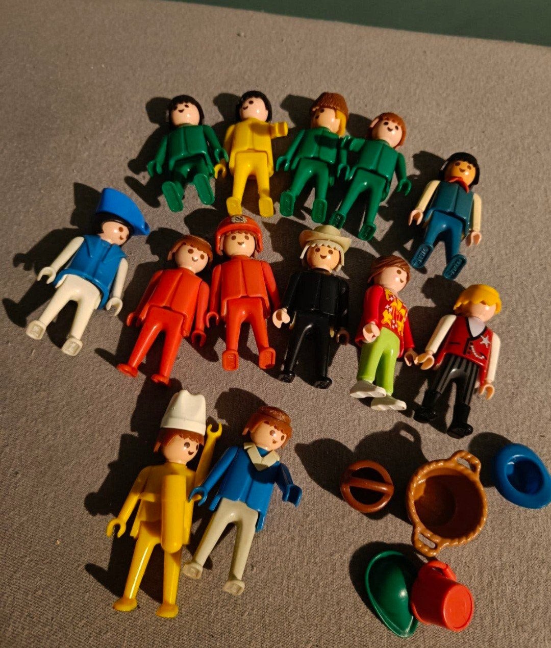 collectie playmobil poppetjes, coaching/familie opstelling, Ophalen of Verzenden, Zo goed als nieuw, Losse onderdelen, Figuren