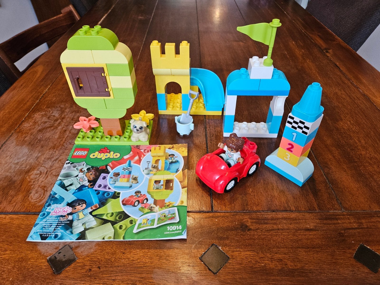 Lego Duplo: 4 sets (deels compleet) + losse blokken en box, Kinderen en Baby's, Speelgoed | Bouwstenen, Ophalen, Gebruikt