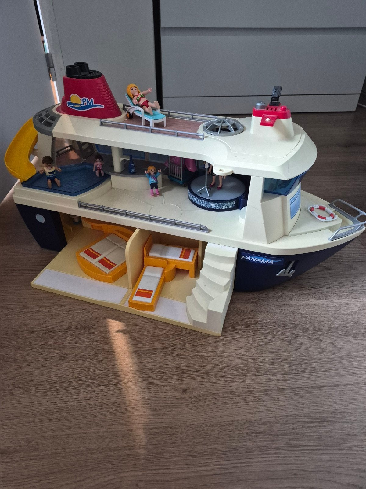Playmobil Cruiseschip Panama met figuren en accessoires, Kinderen en Baby's, Speelgoed | Playmobil, Gebruikt, Complete set, Boot/Schip