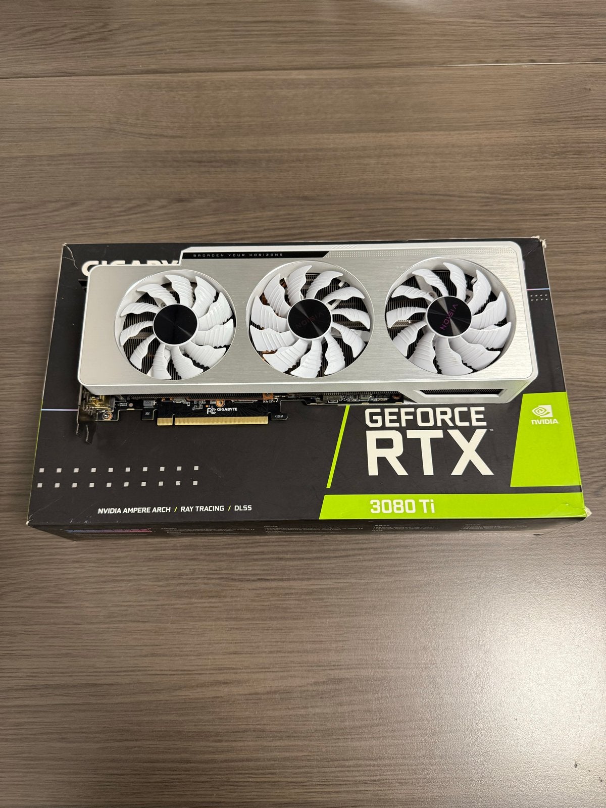GIGABYTE GeForce RTX 3080 Ti VISION OC 12G Videokaart, Computers en Software, GDDR6, PCI-Express 4, Ophalen of Verzenden, Zo goed als nieuw
