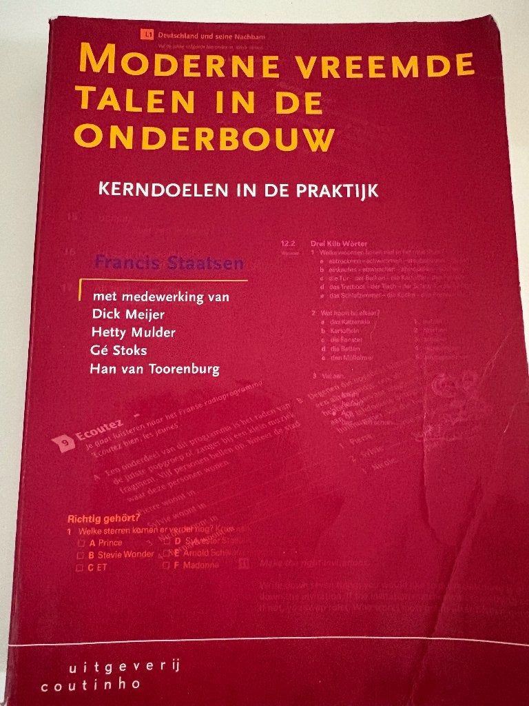 Boek, Gelezen, Overige vakken, Overige niveaus, Uitgeverij Coutinho