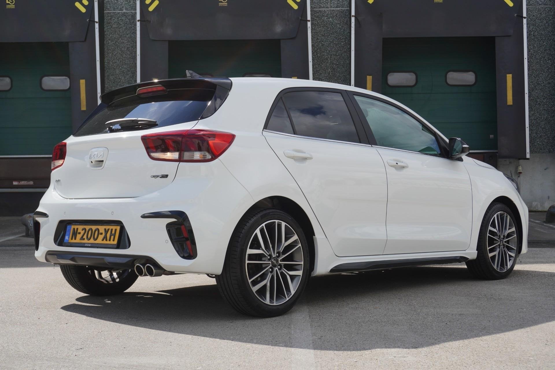 Kia Rio 1.0 T-GDi 101pk MHEV GT-Line | Achteruitrijcamera |, Voorwielaandrijving, 12 maanden, Gebruikt, Leder en Stof