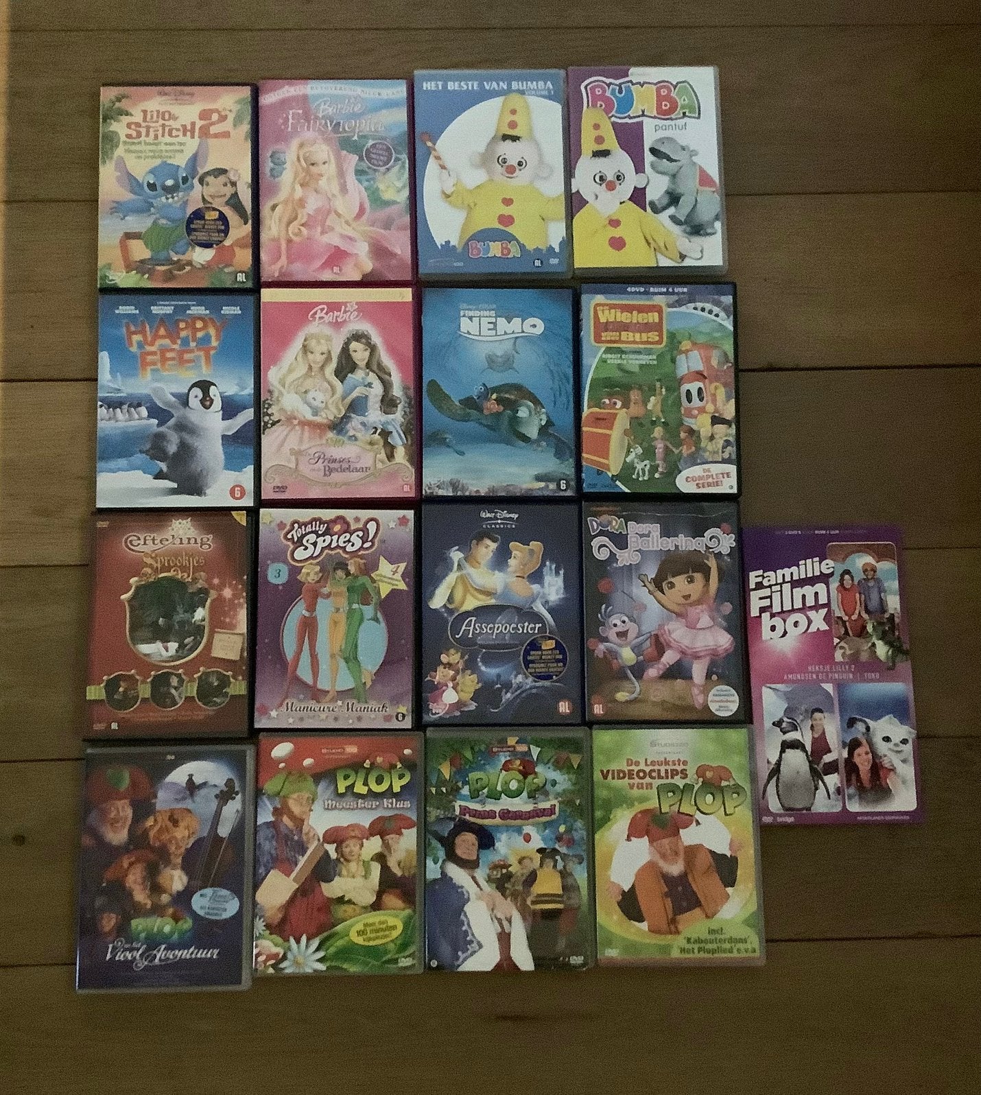 22 kinder dvd’s, Alle leeftijden, Verzenden, Zo goed als nieuw