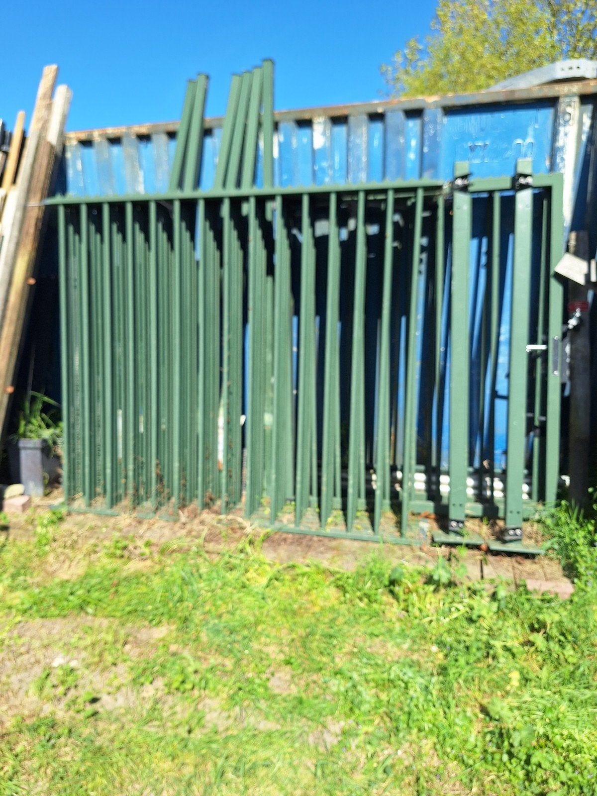 mooi hekwerk met poort €650, Tuin en Terras, Ophalen of Verzenden