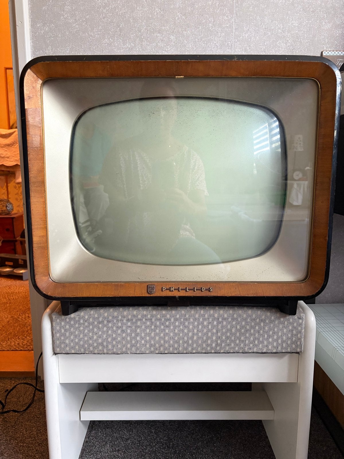 Vintage Philips Raffael-S Televisie (Type 17 TD 180 U-05), Antiek en Kunst, Ophalen