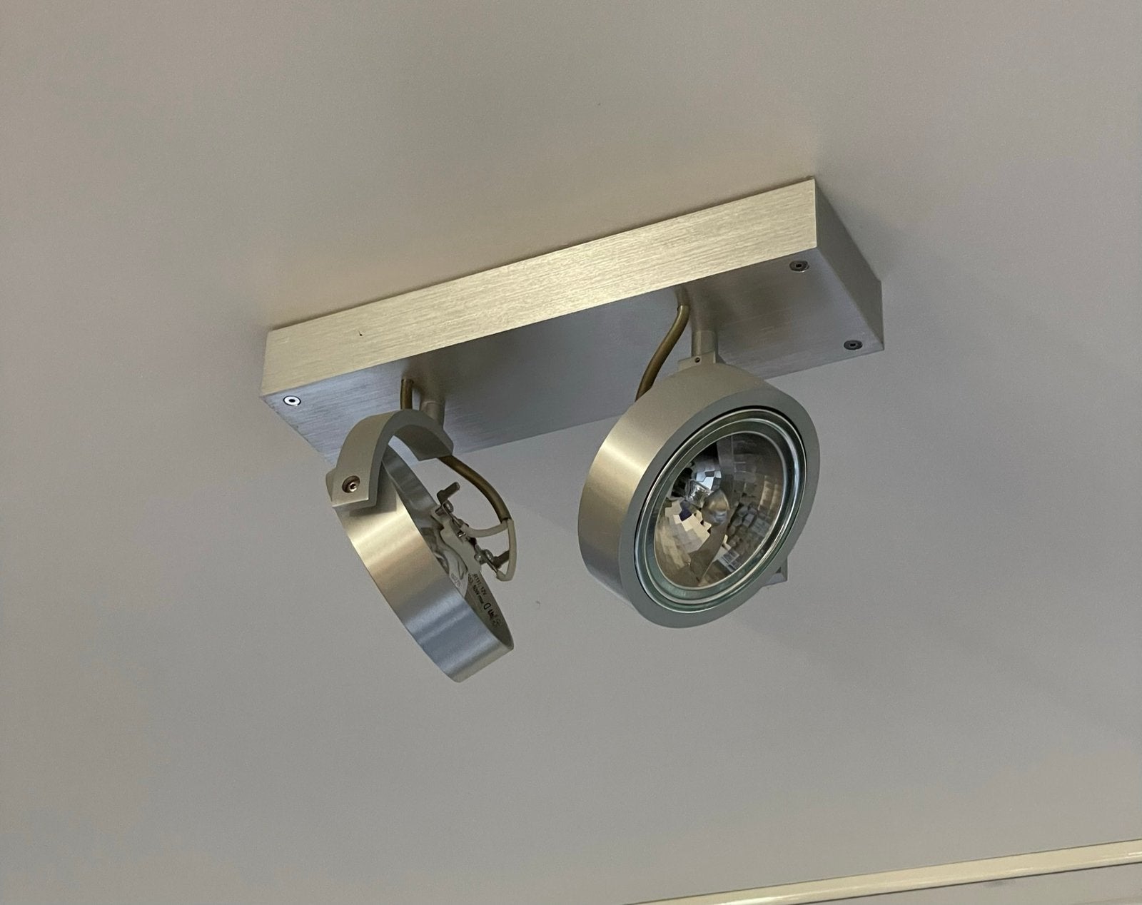 Diverse SLV KALU plafondspots aluminium halogeen, Ophalen, Zo goed als nieuw