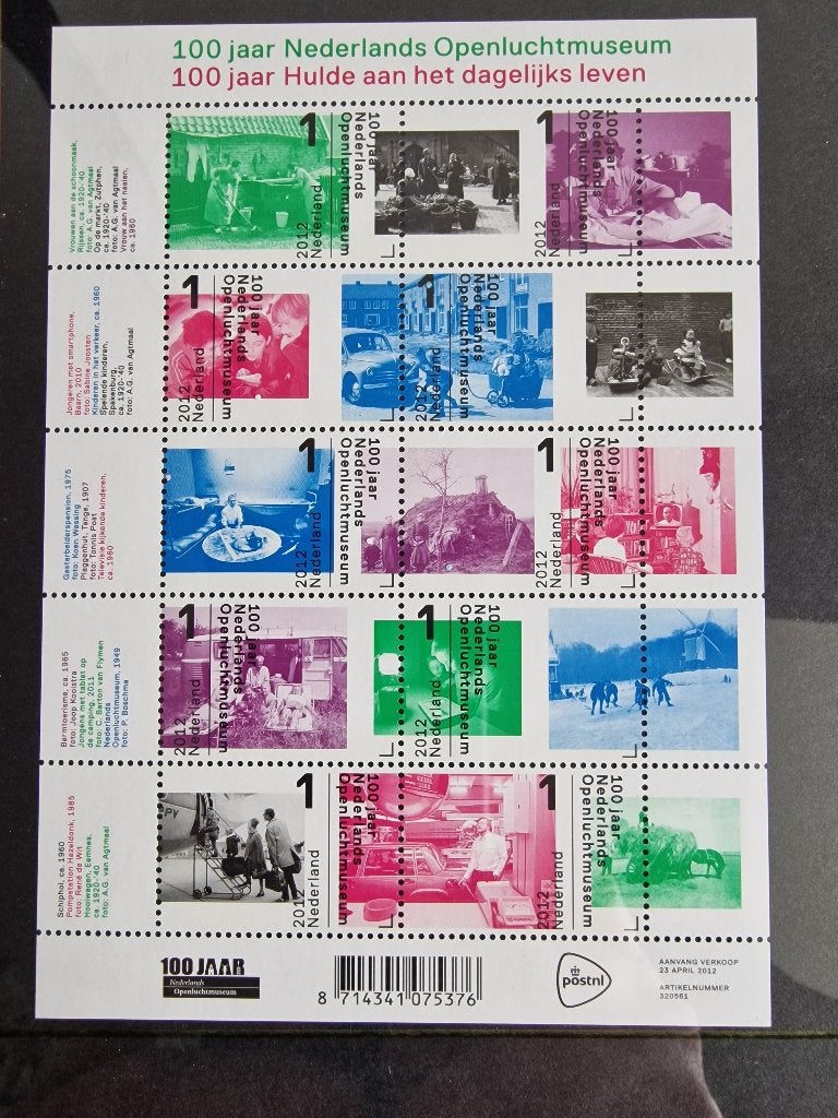 2012 V2915-2924 Nederlands Openluchtmuseum. Postfris., Ophalen of Verzenden, Na 1940, Postfris