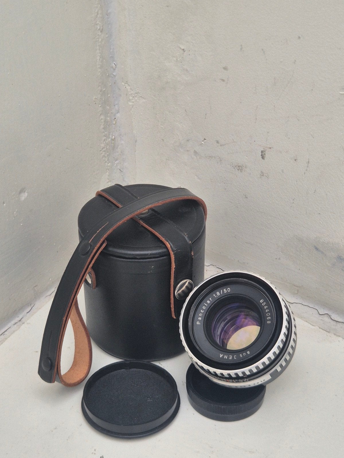 Carl Zeiss aus JENA Pancolar 50mm f/1.8 M42 Thorium versie, M42, Ophalen of Verzenden, 50 mm, Handmatige focus