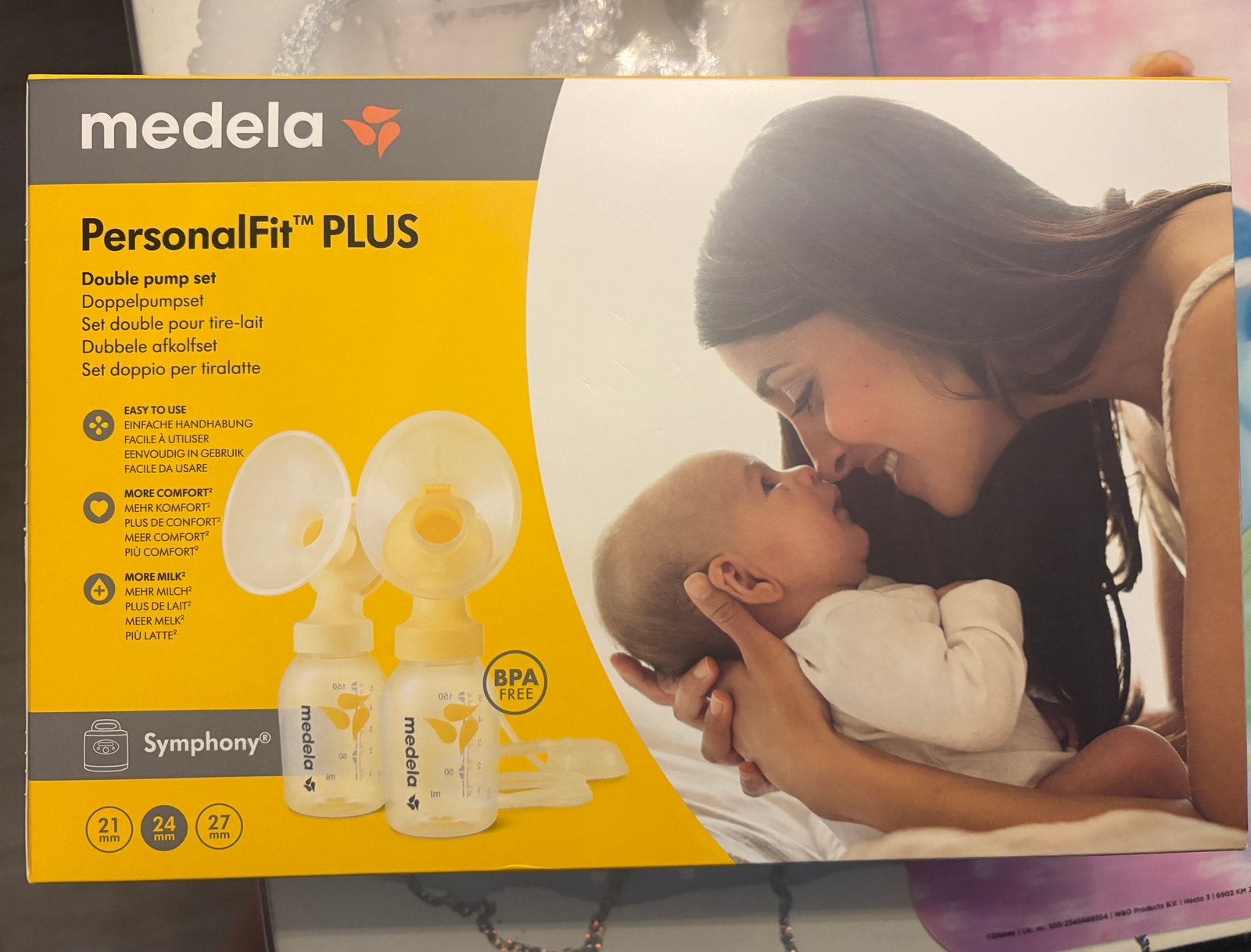 Zgan medela personalfit plus dubbele afkolfset maat M, Medela, Borstkolf, Ophalen of Verzenden, Zo goed als nieuw