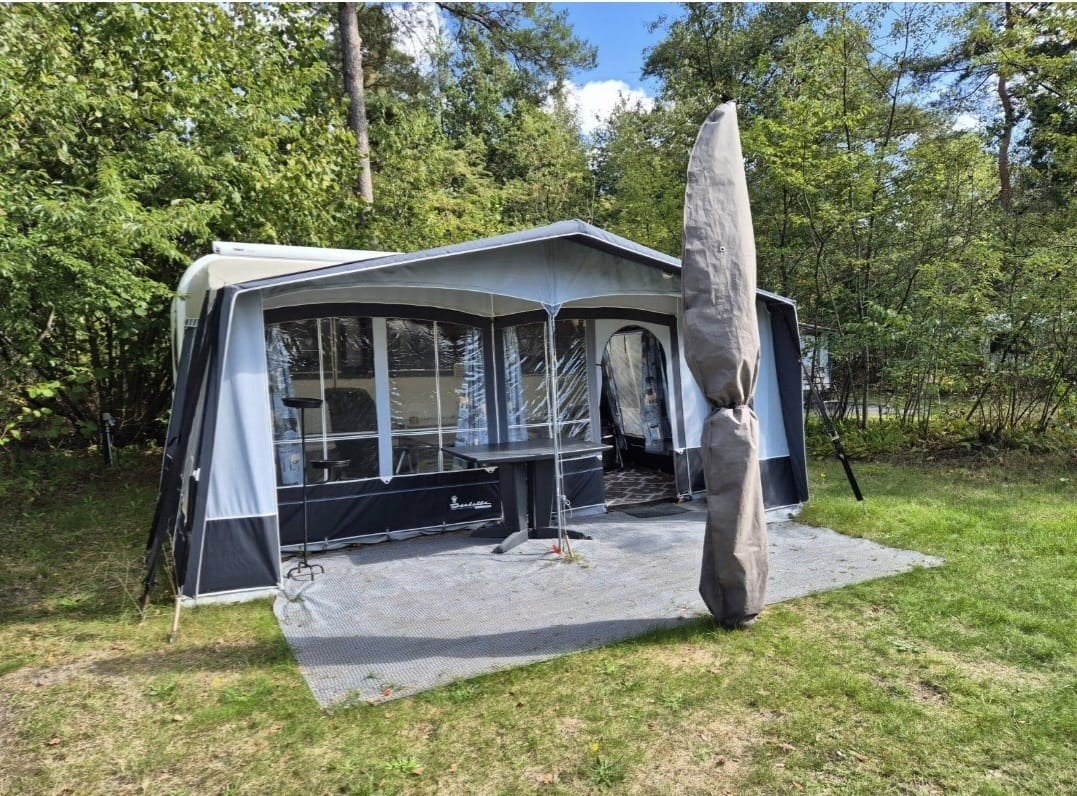 Isabella Forum voortent 350cm diep mt 900, Ophalen, Gebruikt, Ten Cate All Season 240g/m2, Isabella