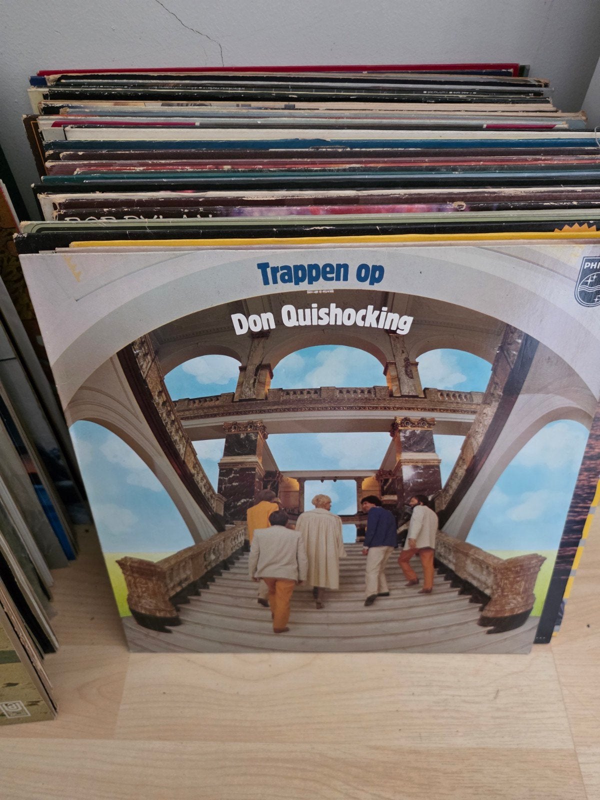 Don Quishocking - Trappen op (LP), Cd's en Dvd's, Ophalen, LP, Gebruikt, Cabaret of Kleinkunst