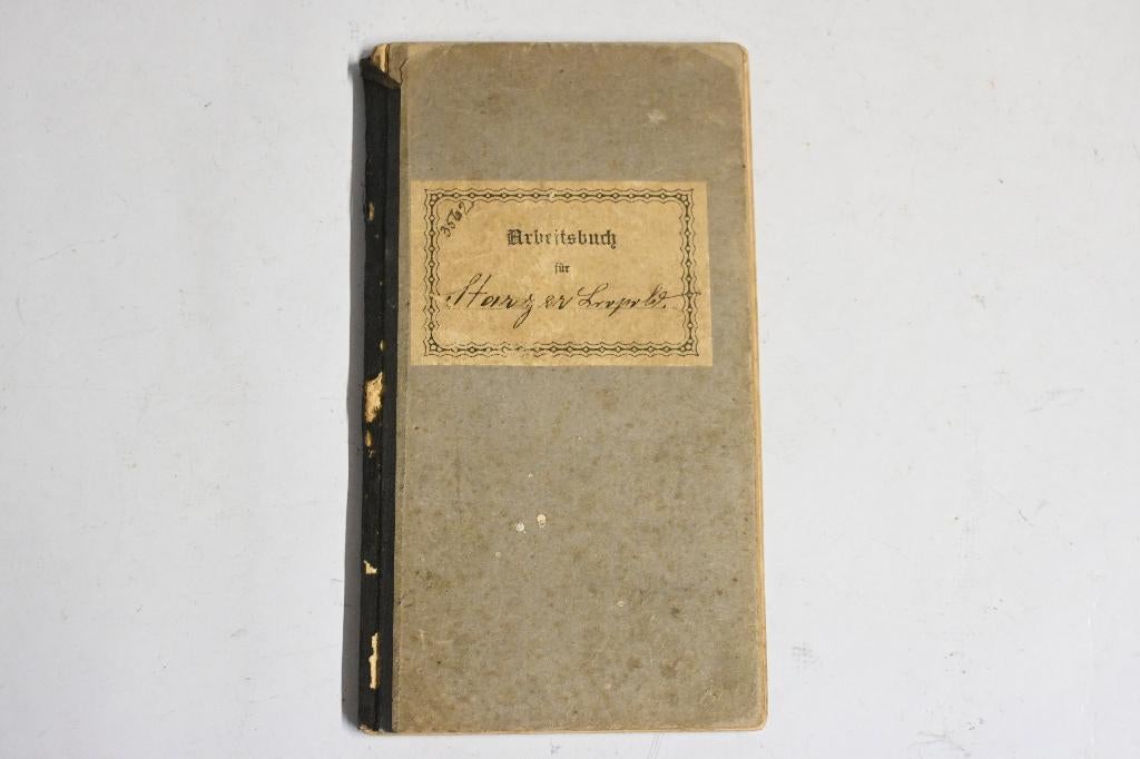 arbeitsbuch 1900 duitsland Mauthausen duitsland, Verzamelen, Militaria | Algemeen, Ophalen of Verzenden, Overige soorten, Duitsland
