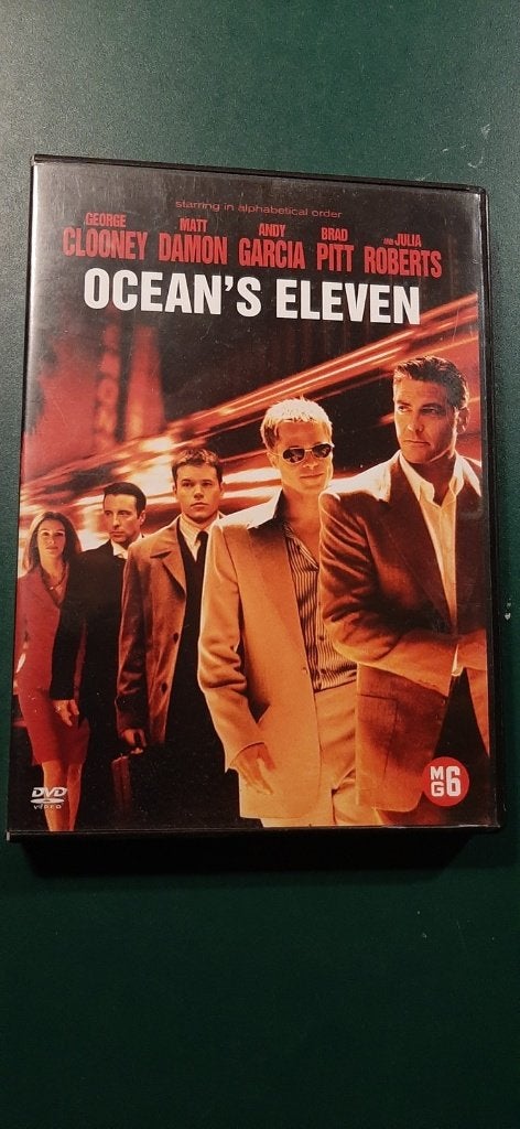 DVD Oceans eleven, Alle leeftijden, Ophalen of Verzenden, Zo goed als nieuw