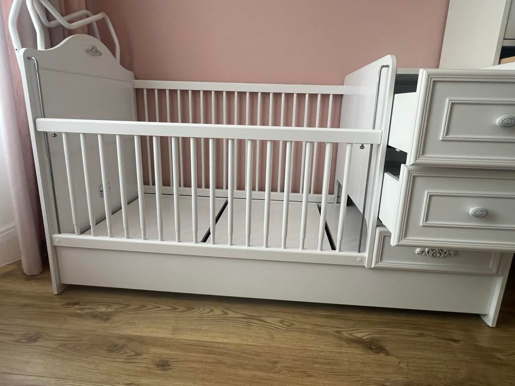 Baby meegroeibed Cilek odasi - nooit gebruikt, 70 tot 85 cm, Zo goed als nieuw, Lattenbodem, 140 tot 160 cm