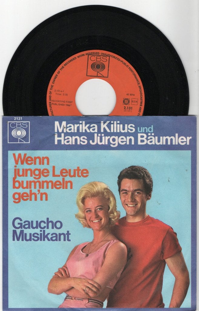 Marika Kilius Und Hans Jürgen Bäumler – Wenn Junge Leute Bum, Cd's en Dvd's, Ophalen of Verzenden, Zo goed als nieuw, 7 inch, Pop