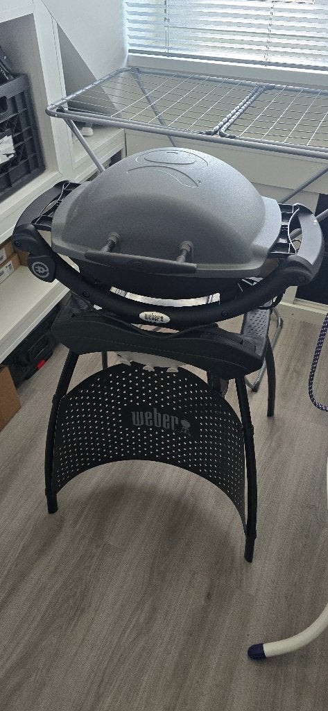 Weber Q1400 Elektrische barbecue met stand, Ophalen of Verzenden