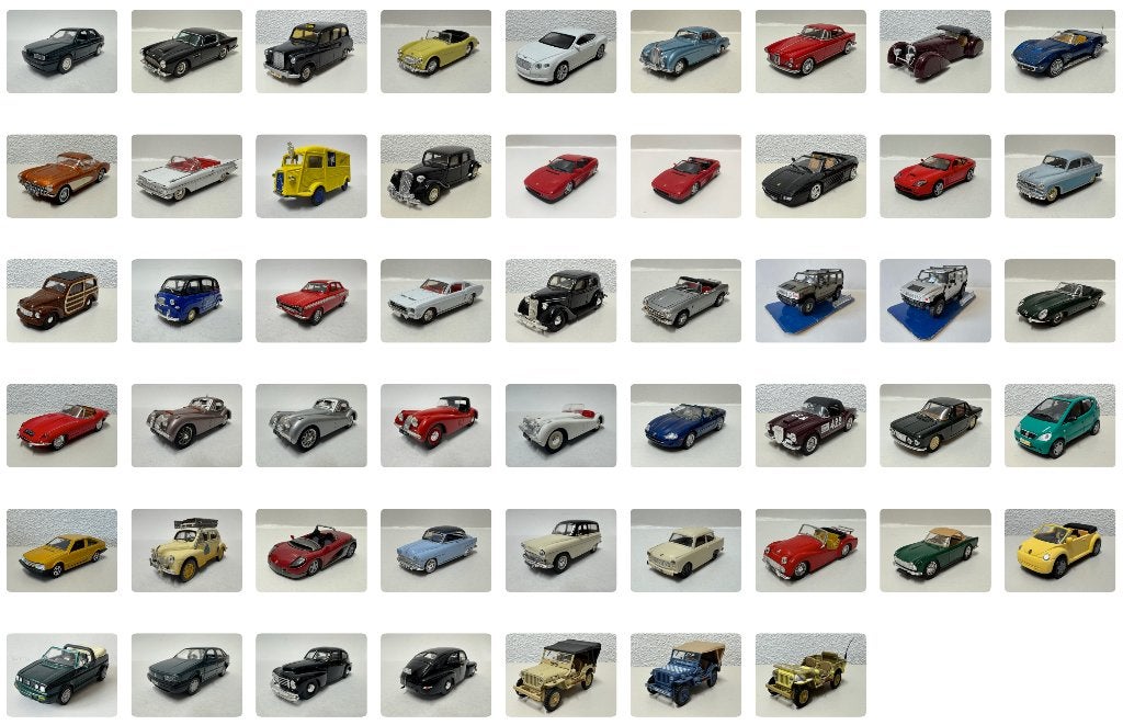 Austin Bentley Ferrari Fiat Ford Hummer Jaguar Renault VW, Ophalen of Verzenden, Zo goed als nieuw, Auto, Overige merken