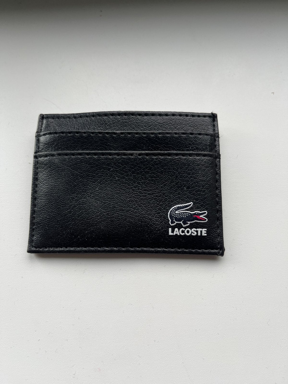 Lacoste Pasjeshouder Zwart, Overige merken, Gebruikt, Zwart, Ophalen of Verzenden