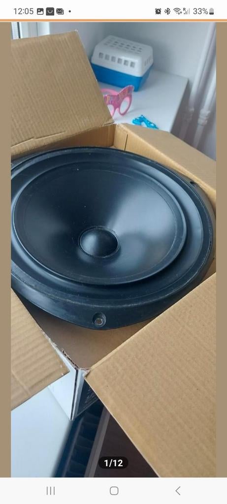 2 Kef B300B woofers (Gereviseerd), Ophalen, Zo goed als nieuw, Overige merken