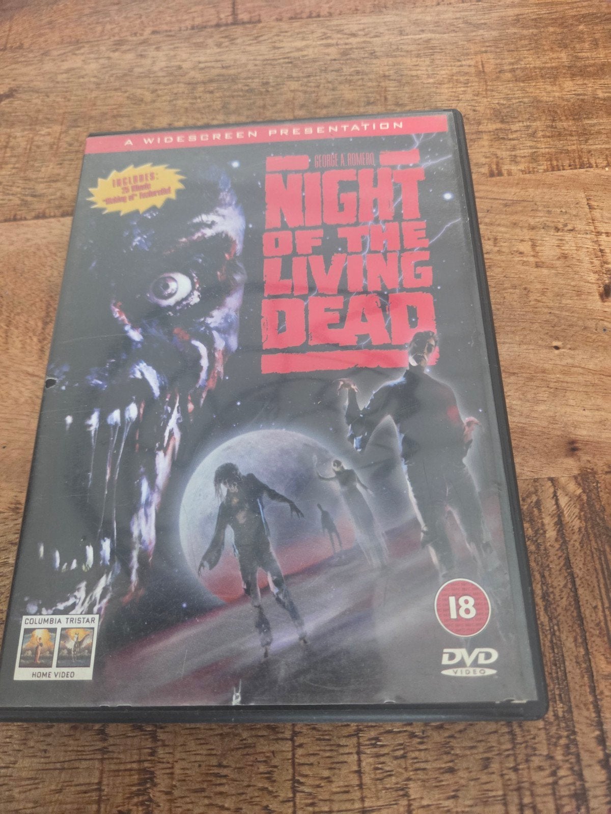 Night of the living dead dvd (1990)George A.romero, Cd's en Dvd's, Vanaf 16 jaar, Ophalen of Verzenden, Zo goed als nieuw