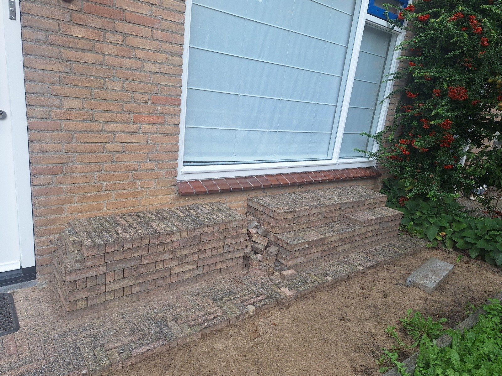 Gebruikte betonklinkers gratis afhalen, Tuin en Terras, Ophalen, Gebruikt, Klinkers, 10 m² of meer