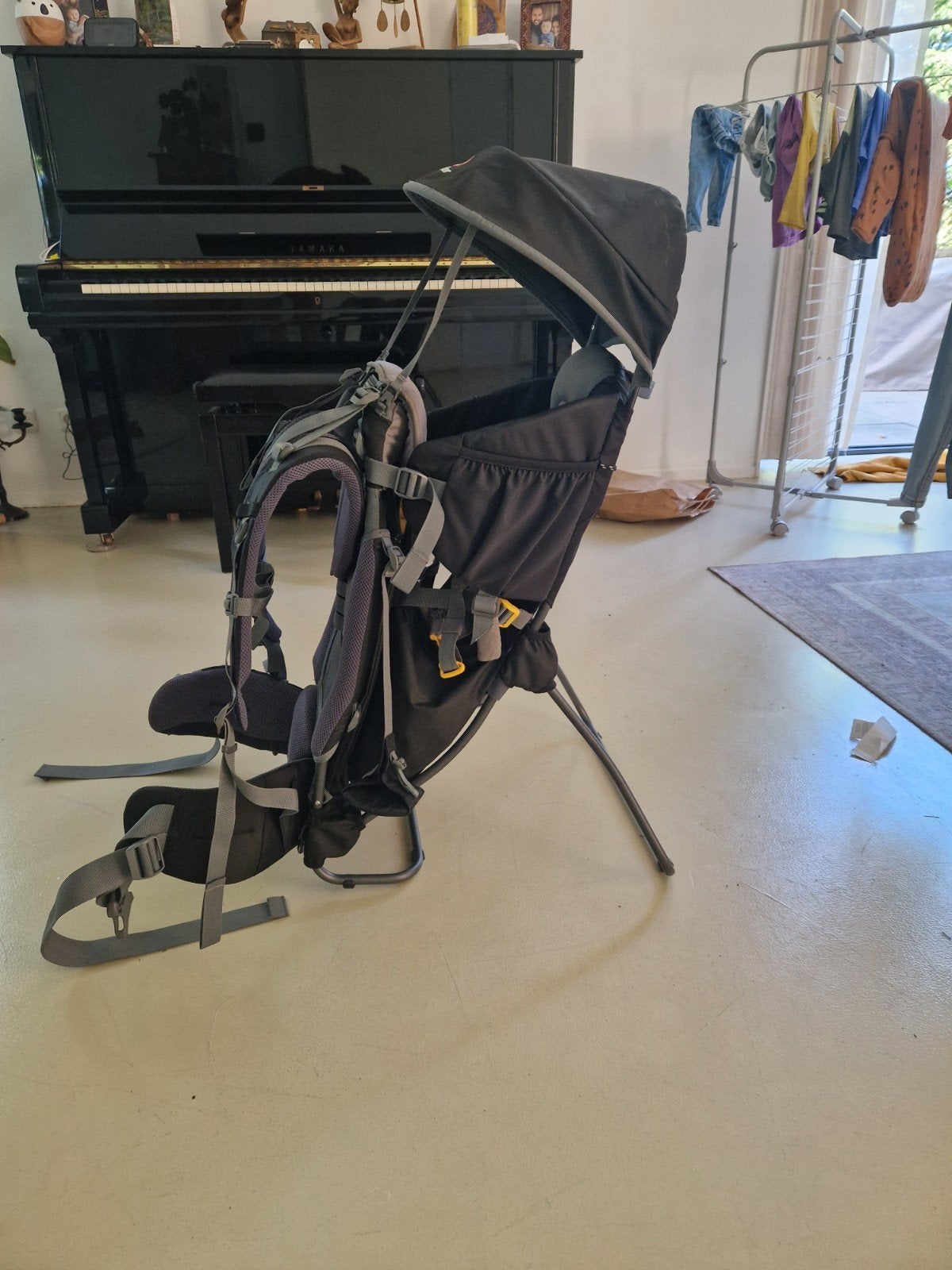 Deuter Kid Comfort 1 Plus Draagrugzak, Ophalen, Zo goed als nieuw, Rug